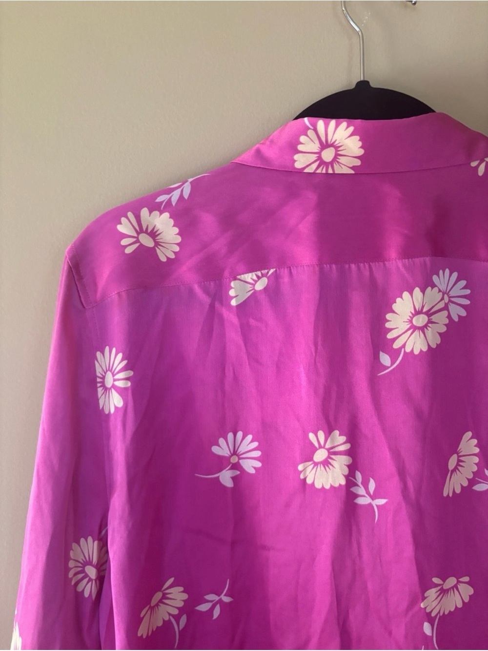 NEW Equipment Pink 100% Silk Leema Floral Button Down Silk Blouse - Picture 13 of 13